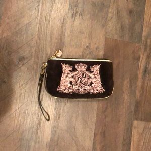Brown and Pink Juicy Couture Wristlet